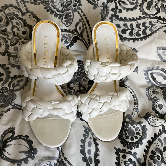Shoes - White heels